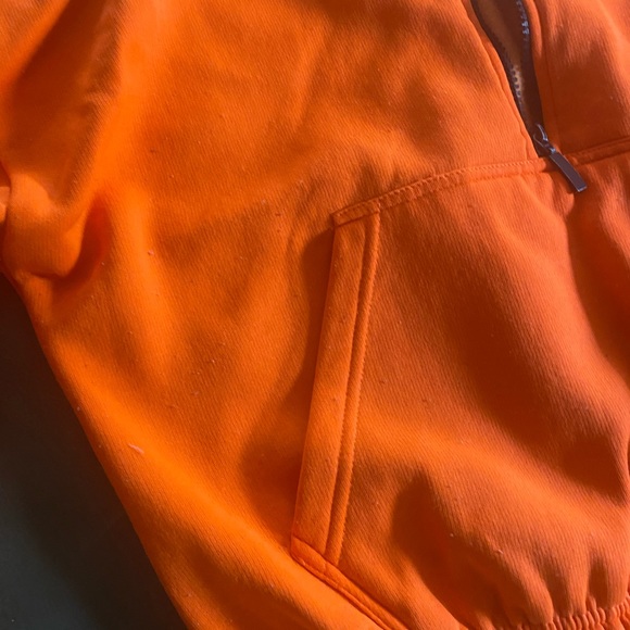 Highlighter ORANGE Crop Sweater, Deep Pockets, Size S - Picture 4 of 5